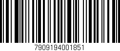 Código de barras (EAN, GTIN, SKU, ISBN): '7909194001851'