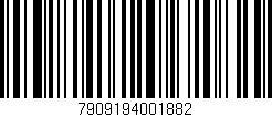 Código de barras (EAN, GTIN, SKU, ISBN): '7909194001882'