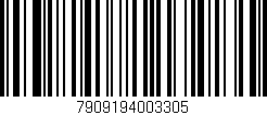Código de barras (EAN, GTIN, SKU, ISBN): '7909194003305'