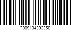 Código de barras (EAN, GTIN, SKU, ISBN): '7909194003350'
