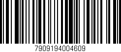 Código de barras (EAN, GTIN, SKU, ISBN): '7909194004609'