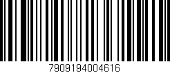 Código de barras (EAN, GTIN, SKU, ISBN): '7909194004616'