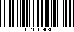 Código de barras (EAN, GTIN, SKU, ISBN): '7909194004968'