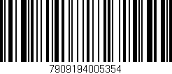 Código de barras (EAN, GTIN, SKU, ISBN): '7909194005354'