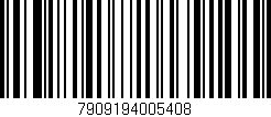 Código de barras (EAN, GTIN, SKU, ISBN): '7909194005408'
