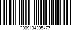 Código de barras (EAN, GTIN, SKU, ISBN): '7909194005477'
