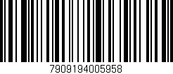 Código de barras (EAN, GTIN, SKU, ISBN): '7909194005958'