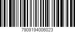 Código de barras (EAN, GTIN, SKU, ISBN): '7909194006023'