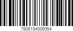 Código de barras (EAN, GTIN, SKU, ISBN): '7909194006054'