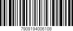 Código de barras (EAN, GTIN, SKU, ISBN): '7909194006108'