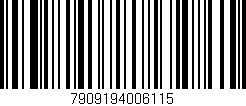 Código de barras (EAN, GTIN, SKU, ISBN): '7909194006115'
