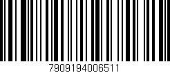 Código de barras (EAN, GTIN, SKU, ISBN): '7909194006511'