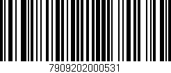 Código de barras (EAN, GTIN, SKU, ISBN): '7909202000531'