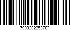 Código de barras (EAN, GTIN, SKU, ISBN): '7909202250707'