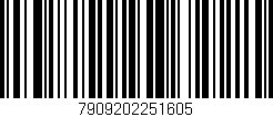 Código de barras (EAN, GTIN, SKU, ISBN): '7909202251605'