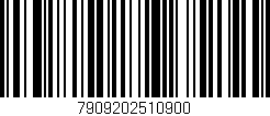 Código de barras (EAN, GTIN, SKU, ISBN): '7909202510900'