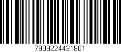 Código de barras (EAN, GTIN, SKU, ISBN): '7909224431801'