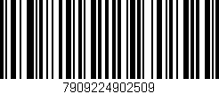 Código de barras (EAN, GTIN, SKU, ISBN): '7909224902509'
