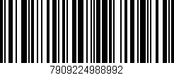 Código de barras (EAN, GTIN, SKU, ISBN): '7909224988992'