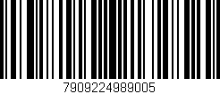 Código de barras (EAN, GTIN, SKU, ISBN): '7909224989005'