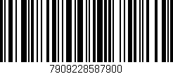 Código de barras (EAN, GTIN, SKU, ISBN): '7909228587900'
