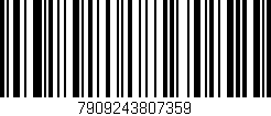 Código de barras (EAN, GTIN, SKU, ISBN): '7909243807359'