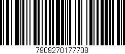 Código de barras (EAN, GTIN, SKU, ISBN): '7909270177708'