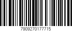 Código de barras (EAN, GTIN, SKU, ISBN): '7909270177715'