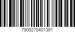 Código de barras (EAN, GTIN, SKU, ISBN): '7909270401391'