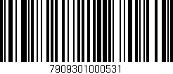 Código de barras (EAN, GTIN, SKU, ISBN): '7909301000531'