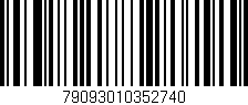 Código de barras (EAN, GTIN, SKU, ISBN): '79093010352740'