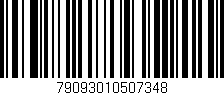 Código de barras (EAN, GTIN, SKU, ISBN): '79093010507348'