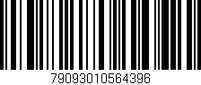 Código de barras (EAN, GTIN, SKU, ISBN): '79093010564396'