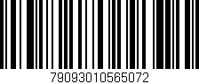 Código de barras (EAN, GTIN, SKU, ISBN): '79093010565072'
