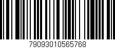 Código de barras (EAN, GTIN, SKU, ISBN): '79093010565768'