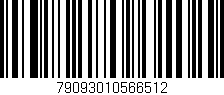 Código de barras (EAN, GTIN, SKU, ISBN): '79093010566512'