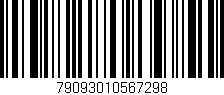 Código de barras (EAN, GTIN, SKU, ISBN): '79093010567298'