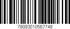 Código de barras (EAN, GTIN, SKU, ISBN): '79093010567748'