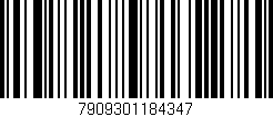 Código de barras (EAN, GTIN, SKU, ISBN): '7909301184347'