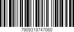 Código de barras (EAN, GTIN, SKU, ISBN): '7909319747060'