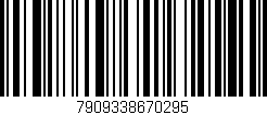 Código de barras (EAN, GTIN, SKU, ISBN): '7909338670295'