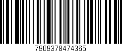 Código de barras (EAN, GTIN, SKU, ISBN): '7909378474365'