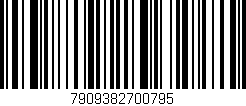 Código de barras (EAN, GTIN, SKU, ISBN): '7909382700795'