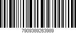Código de barras (EAN, GTIN, SKU, ISBN): '7909389263989'