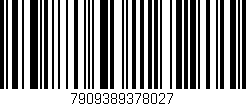Código de barras (EAN, GTIN, SKU, ISBN): '7909389378027'