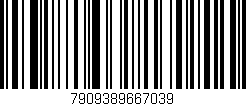 Código de barras (EAN, GTIN, SKU, ISBN): '7909389667039'