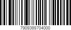 Código de barras (EAN, GTIN, SKU, ISBN): '7909389704000'