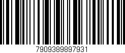 Código de barras (EAN, GTIN, SKU, ISBN): '7909389897931'