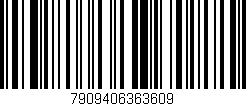 Código de barras (EAN, GTIN, SKU, ISBN): '7909406363609'