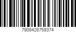 Código de barras (EAN, GTIN, SKU, ISBN): '7909428759374'